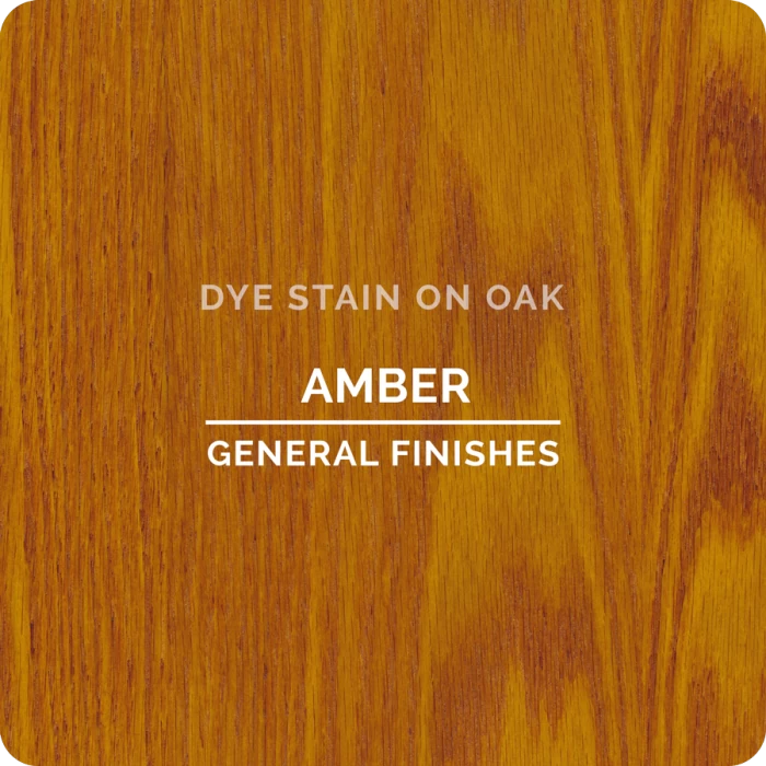 General Finishes Water Based Dye Stain, Amber