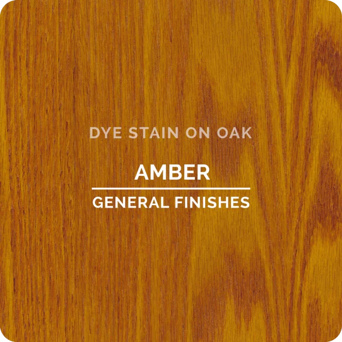 General Finishes Water Based Dye Stain, Amber