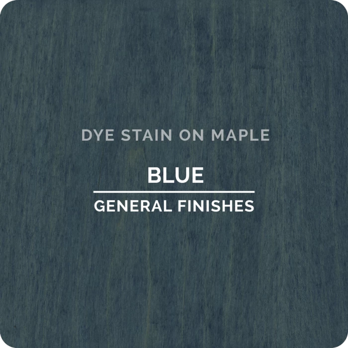General Finishes Water Based Dye Stain, Blue