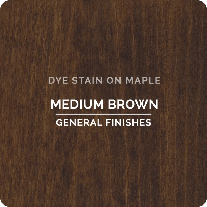 General Finishes Water Based Dye Stain, Medium Brown