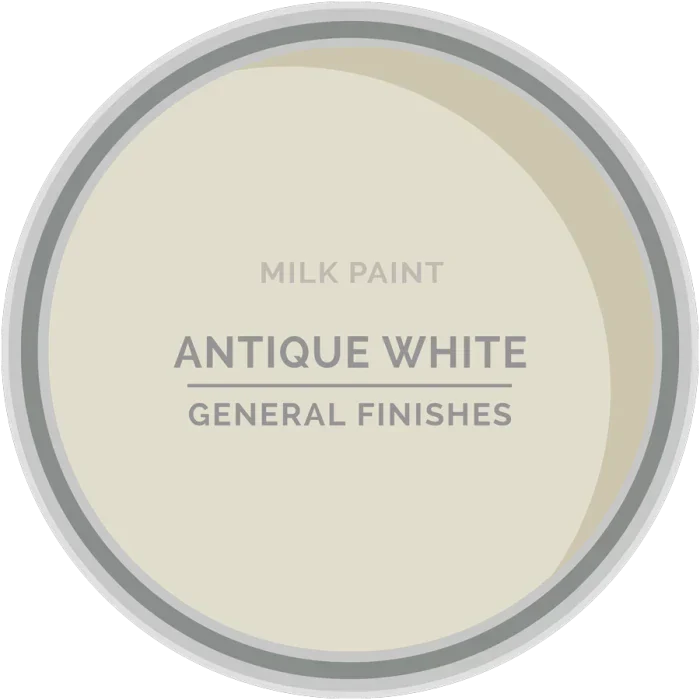 Pintura de leche General Finishes, blanco antiguo