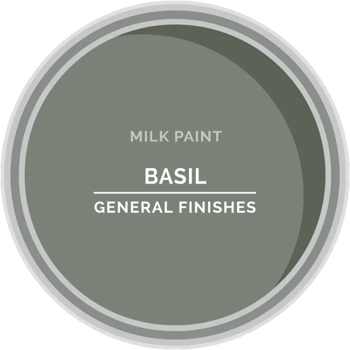 Pintura de leche de General Finishes, color albahaca
