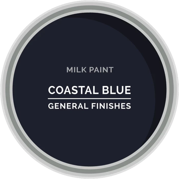 Pintura de leche de General Finishes, azul costero