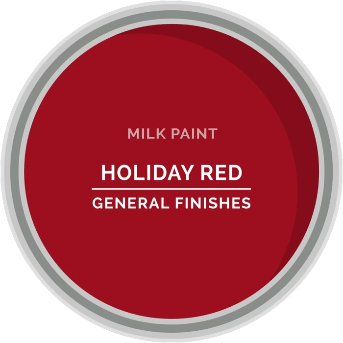 General Finishes Milk Paint, Holiday Red