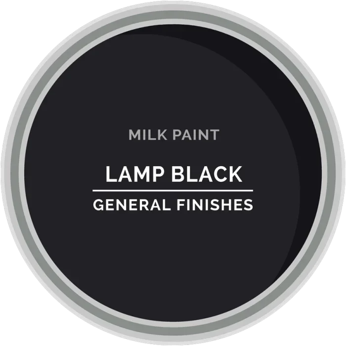 Pintura de leche de General Finishes, negro humo