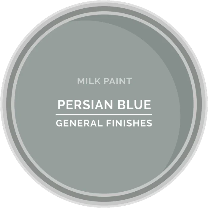 Pintura de leche de General Finishes, azul persa