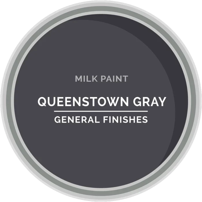 Pintura de leche de General Finishes, gris Queenstown