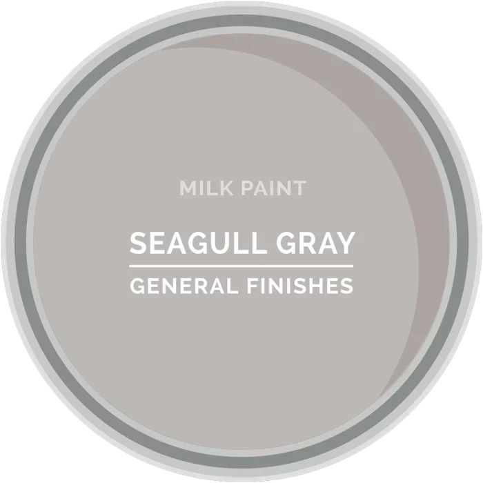 Pintura de leche de General Finishes, gris gaviota
