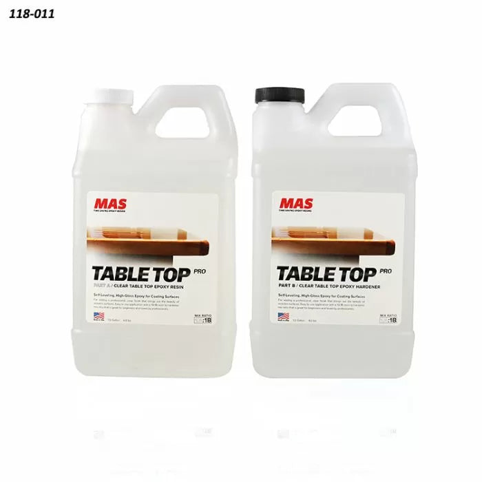 MAS Table Top Epoxy, 1 Gallon Kit