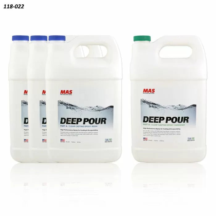 MAS Deep Pour Epoxy, 4 Gallon Kit