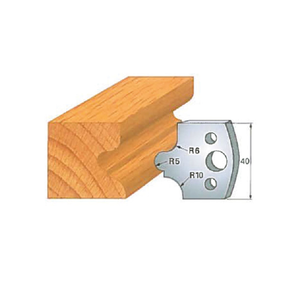 Infinity Tools Insert-Pro 13-Pc. HSS General Purpose Shaper Set, 1-1/4" Bore