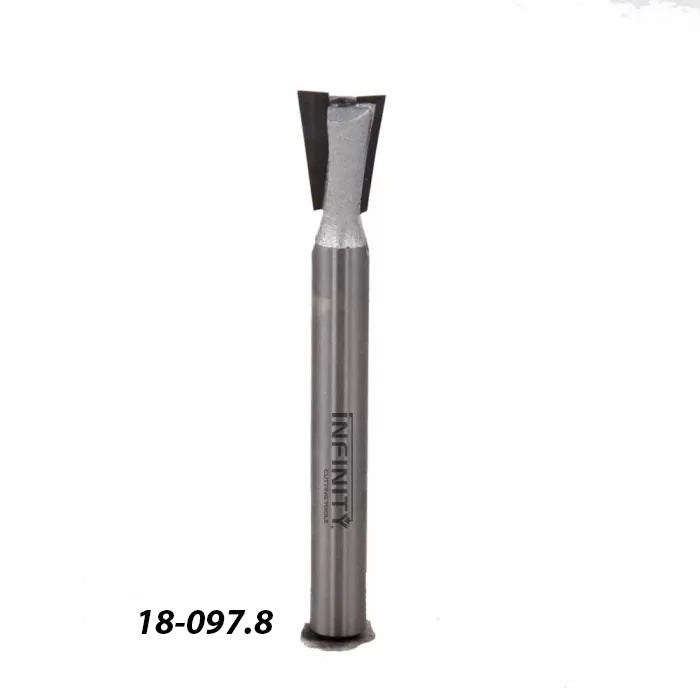 Brocas para fresadora de cola de milano con vástago de 8 mm de Infinity Tools