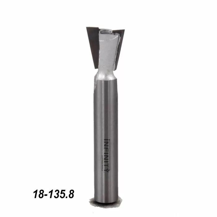 Brocas para fresadora de cola de milano con vástago de 8 mm de Infinity Tools