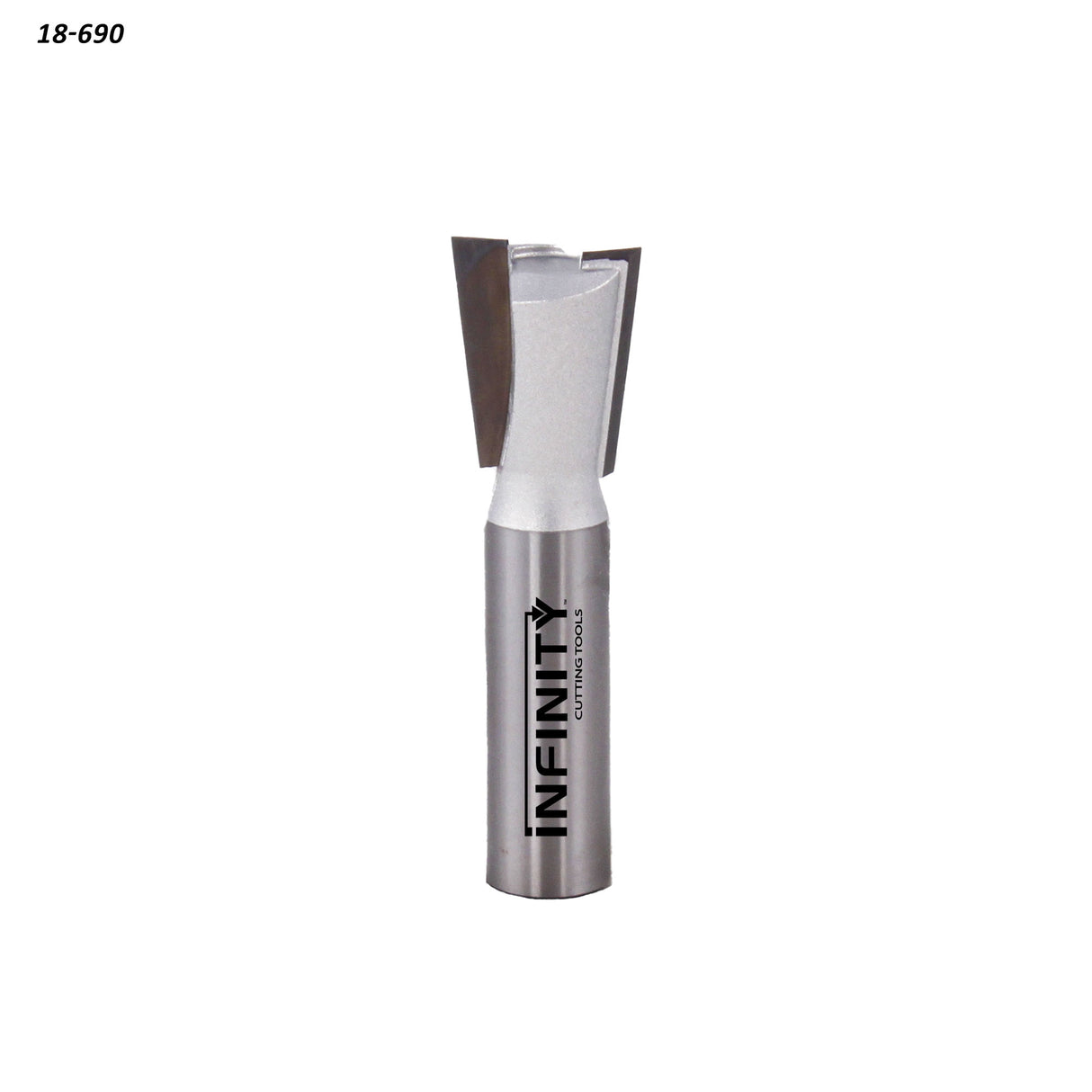 Juego de brocas para fresadora de 8 piezas para hacer juntas de caja y cola de milano con vástago de 1/2" de Infinity Tools