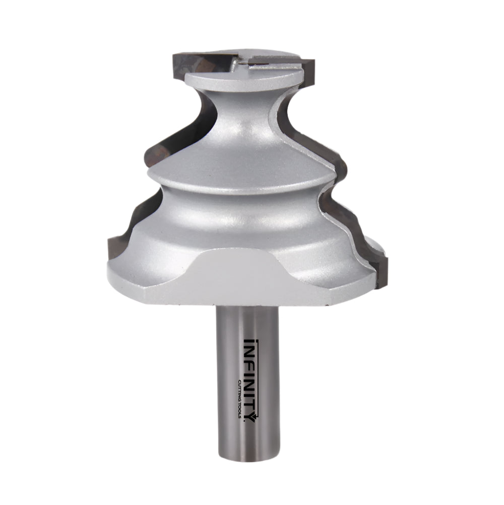 Infinity Tools 1/2" Shank Colonial Period Router Bit, Base Board Endcap
