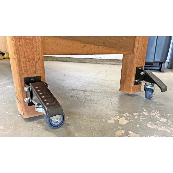 Retractable Workbench Casters, Set of 4