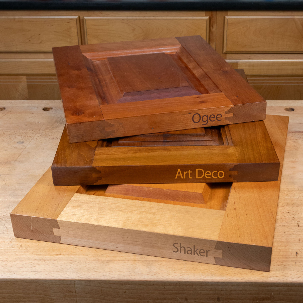 Juegos de cortadores para perfilar rieles y montantes para interiores y exteriores de Infinity Tools, orificio de 3/4"