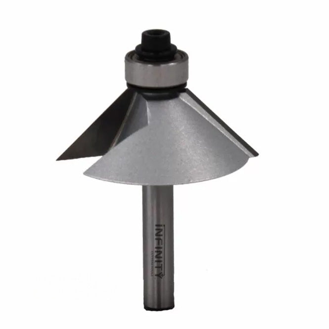 Infinity Tools 1/4" Shank Chamfer Router Bits