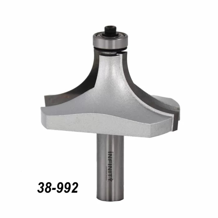 Infinity Tools 1/2" Shank 6-Pc. Roundover & Beading Router Bit Set