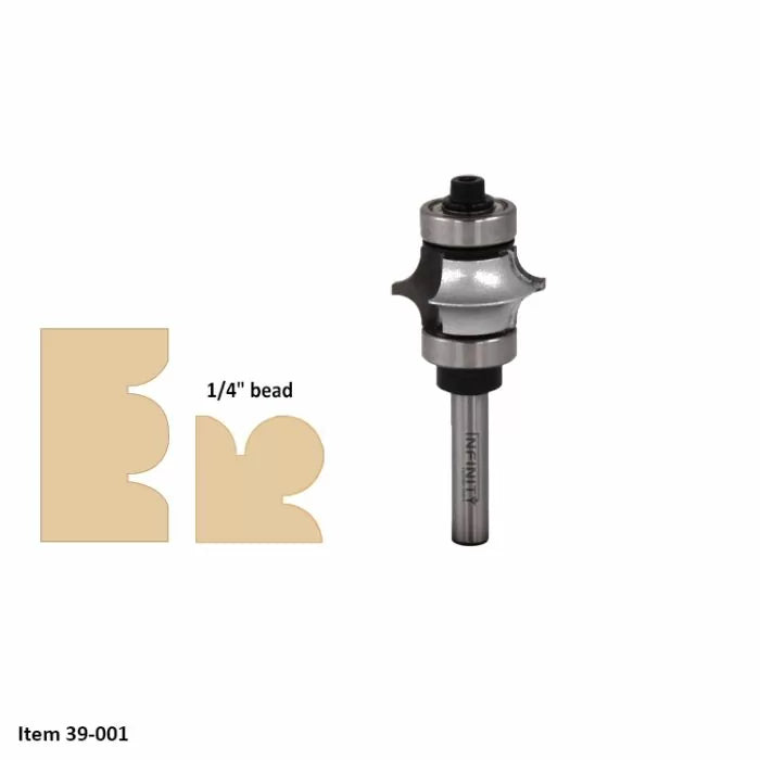 Infinity Tools 1/2" shank 6-Pc. Master Frame Making Router Bit Set
