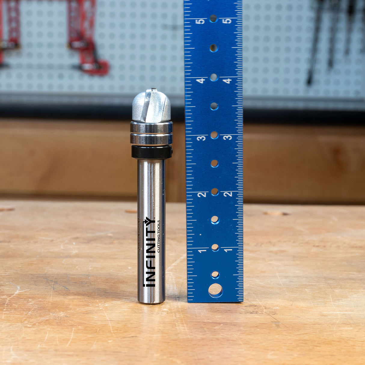 Infinity Tools 1/2" Shank Deep Reach Bowl & Tray Router Bit w/ Bearing