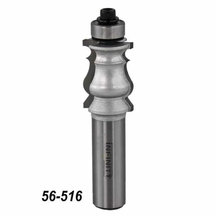 Infinity Tools 1/2" shank 6-Pc. Master Frame Making Router Bit Set