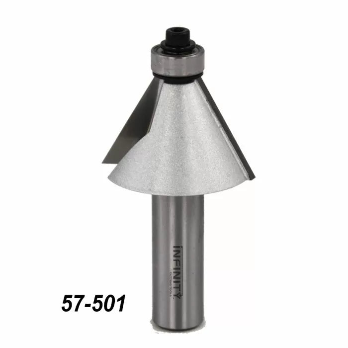 Juego de 5 brocas para biselado de 1/2" con vástago de Infinity Tools