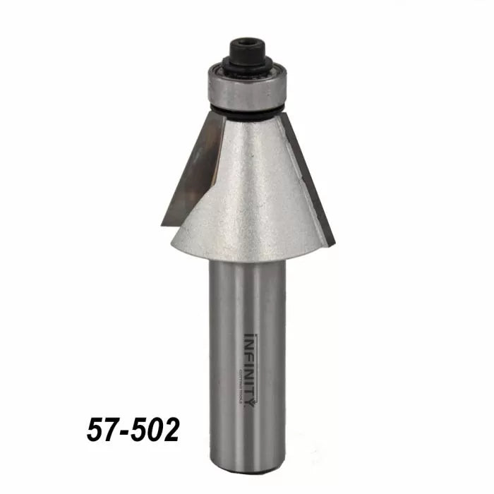 Infinity Tools 1/2" Shank Chamfer Router Bits