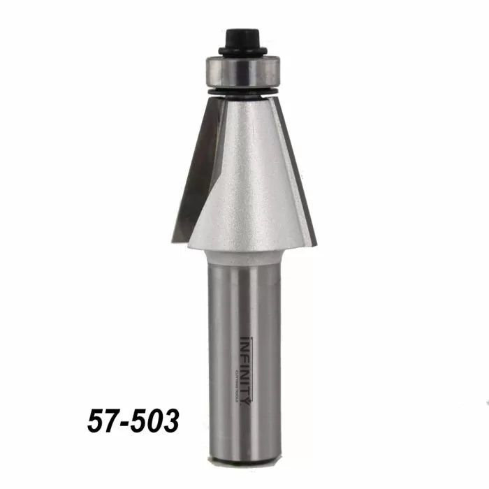 Juego de 5 brocas para biselado de 1/2" con vástago de Infinity Tools