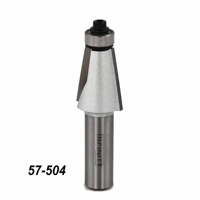 Juego de 5 brocas para biselado de 1/2" con vástago de Infinity Tools