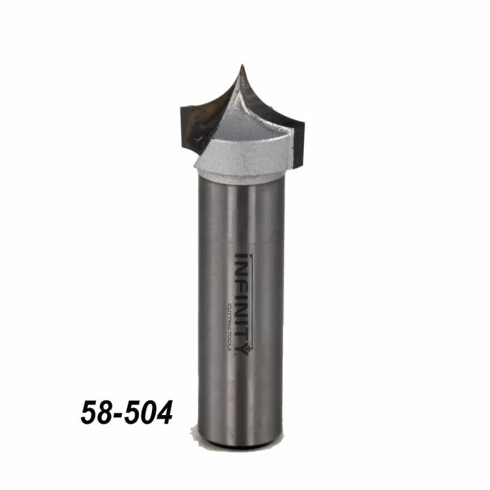 Broca para ranurado de radio con vástago de 1/2" de Infinity Tools