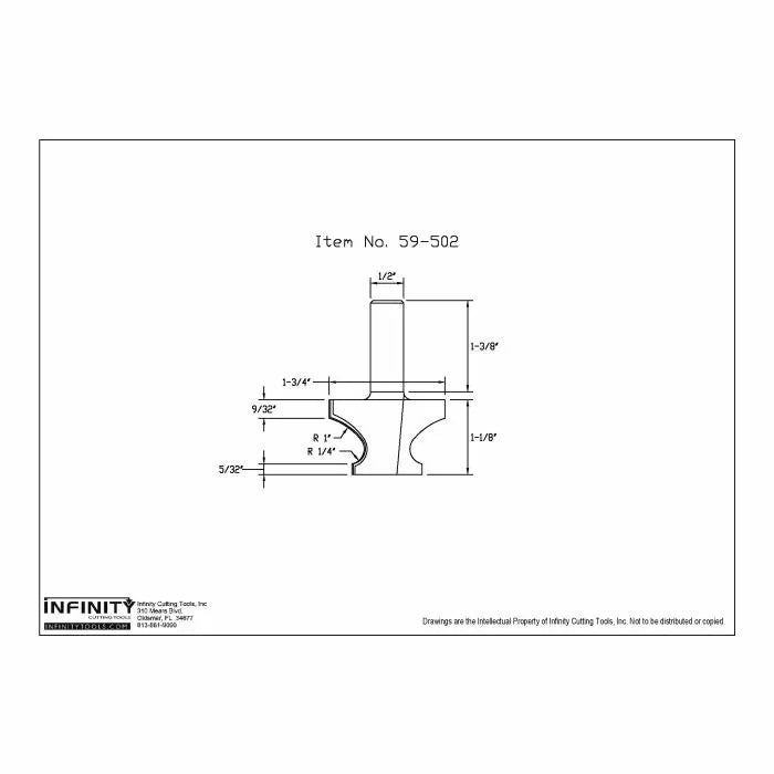 Classical Bead Router Bit