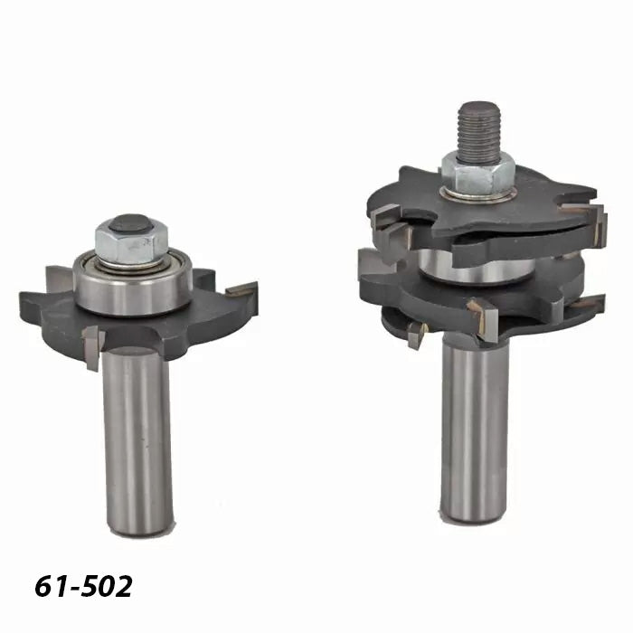 Juego de brocas para rebajadora de paneles y revestimientos con vástago de 1/2" de Infinity Tools