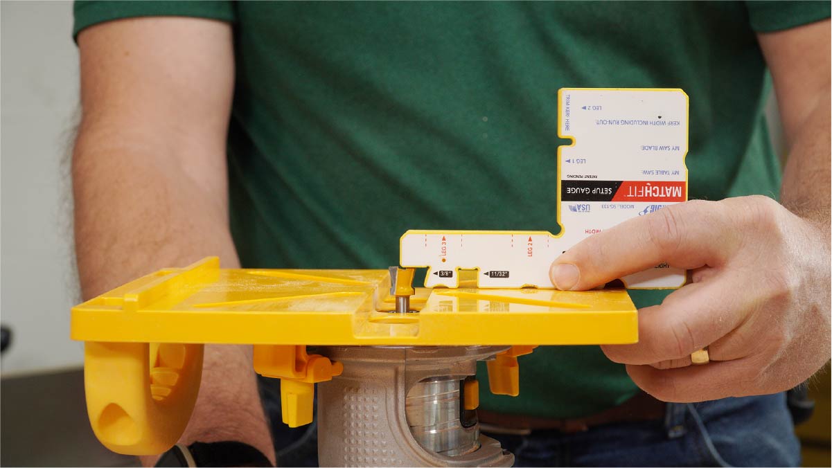 Guía del enrutador MicroJIG MATCHFIT GridRouter