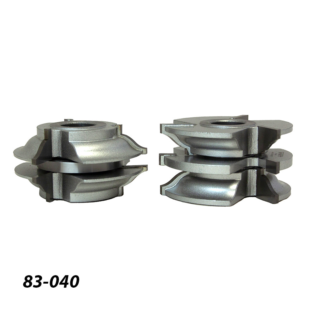 Infinity Tools Interior & Exterior Door 2-Piece Shaper Cutter Sets, 3/4" Bore