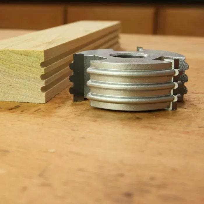 Cortadores de forma de triple flauta y triple cuenta Shape-Up de Infinity Tools, orificio de 3/4"