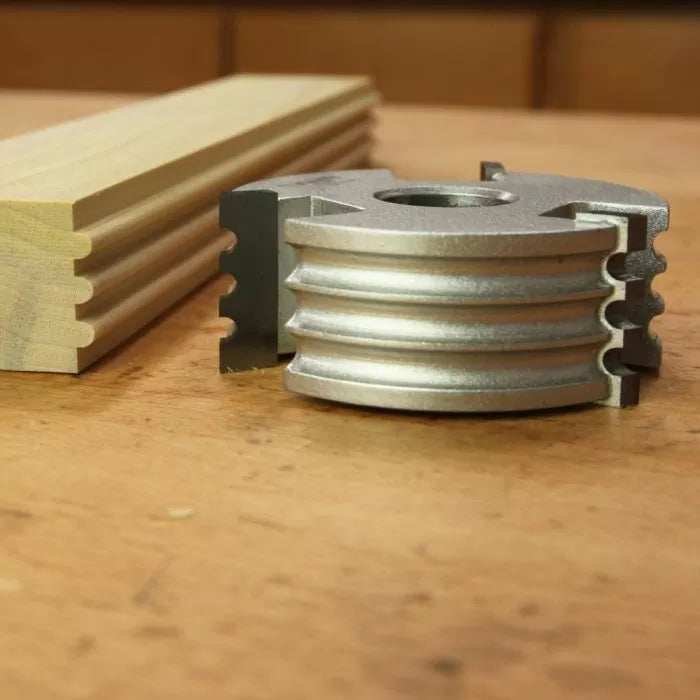 Cortadores de forma de triple flauta y triple cuenta Shape-Up de Infinity Tools, orificio de 3/4"