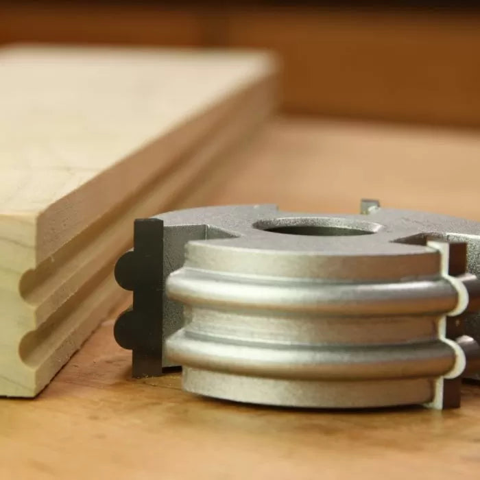 Infinity Tools Double Bead & Double Flute Shape-Up Shaper Cutters, 3/4" Bore