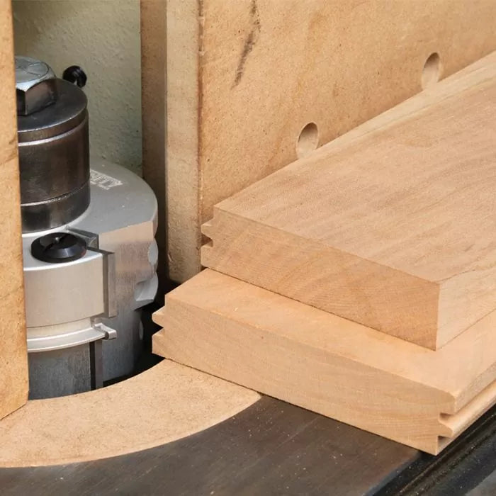 Infinity Tools Insert Pro Reverse Glue Joint Shaper Cutter, 1-1/4" Bore