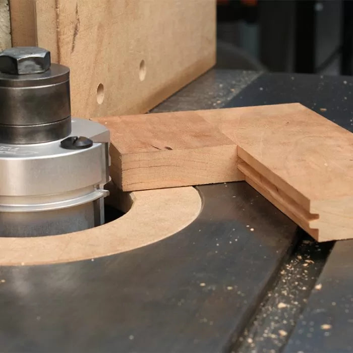 Infinity Tools Insert Pro Reverse Glue Joint Shaper Cutter, 1-1/4" Bore