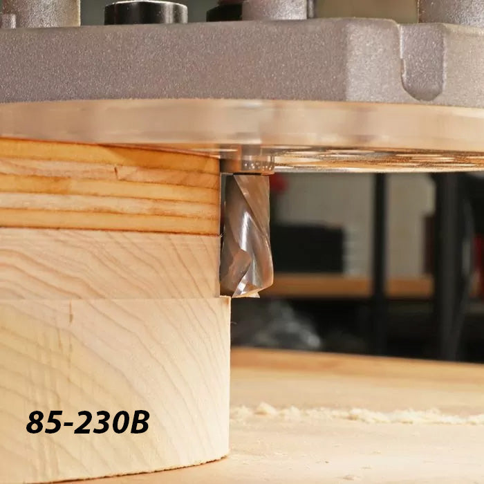 Infinity Tools 2-Pc. Solid Carbide Compression Pattern Cutting Router Bit Set