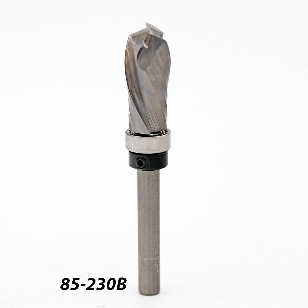 Infinity Tools 2-Pc. Solid Carbide Compression Pattern Cutting Router Bit Set