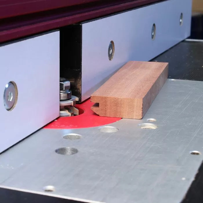 Juego de brocas para enrutador con vástago de 1/2" y mini rieles a juego para montantes de Infinity Tools