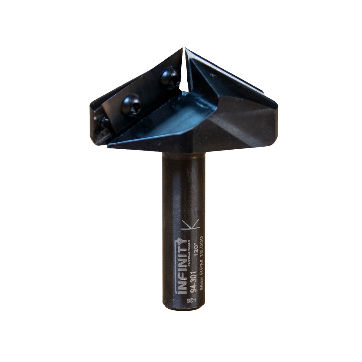 Infinity Tools Insert-Pro 120° V-Bit Front