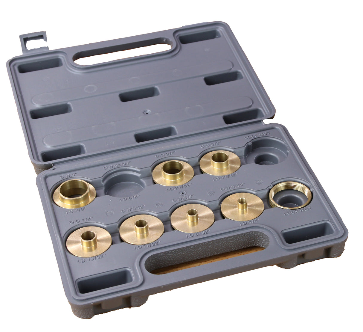 Shop Fox 10-Pc. Brass Template Guide Kit