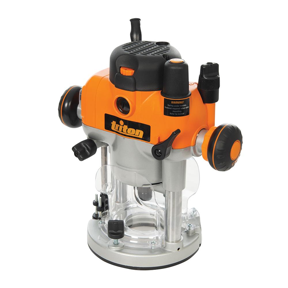 Triton 3-1/4 HP Dual Mode Precision Plunge Router (TRA001)