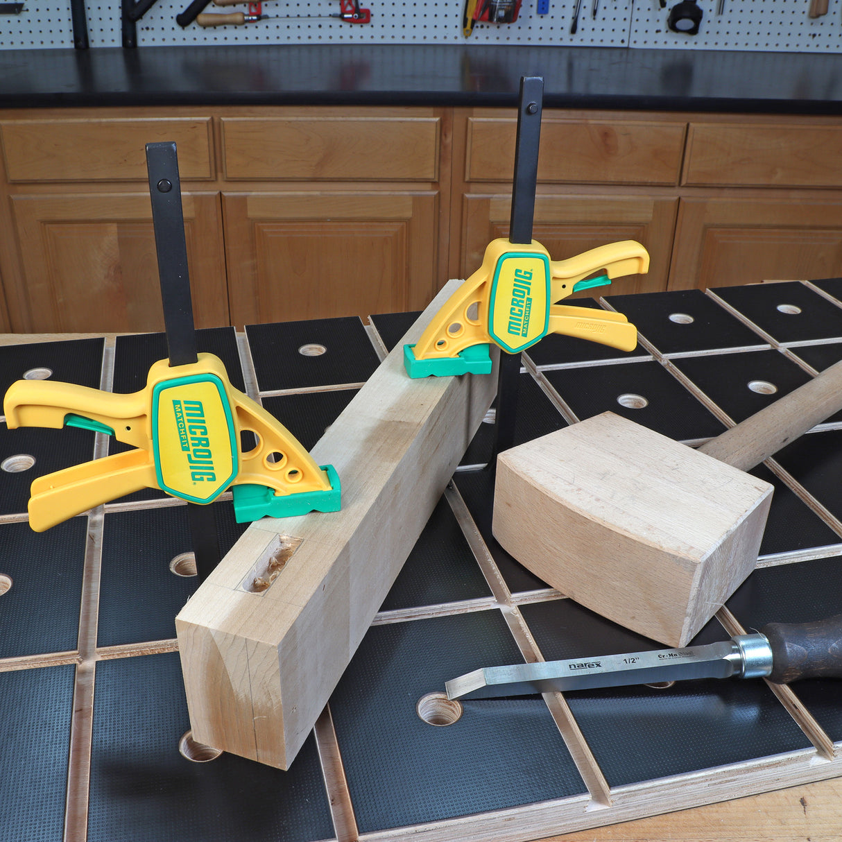 MicroJig MatchFit Grr-Rip Clamps, (Pair)