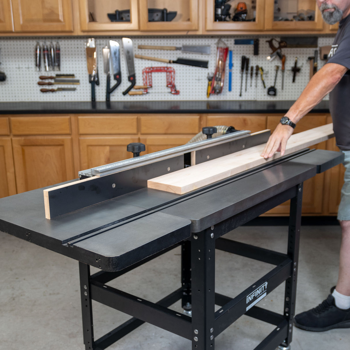 Infinity Tools Router Table Extension Fence Faces, Pair