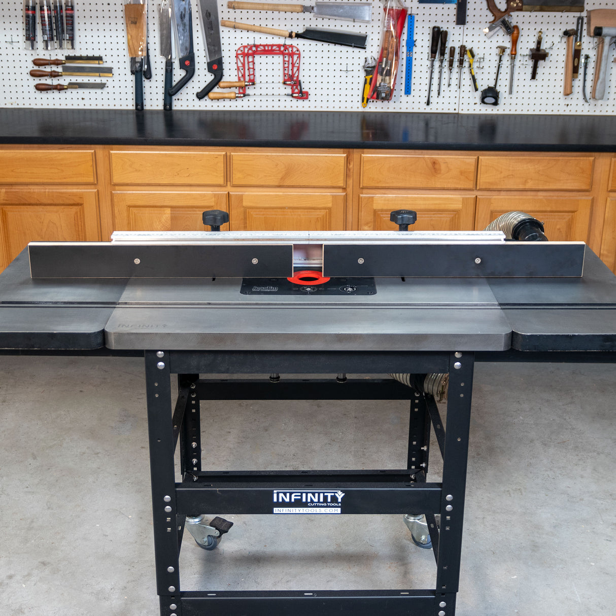 Infinity Tools Router Table Extension Fence Faces, Pair