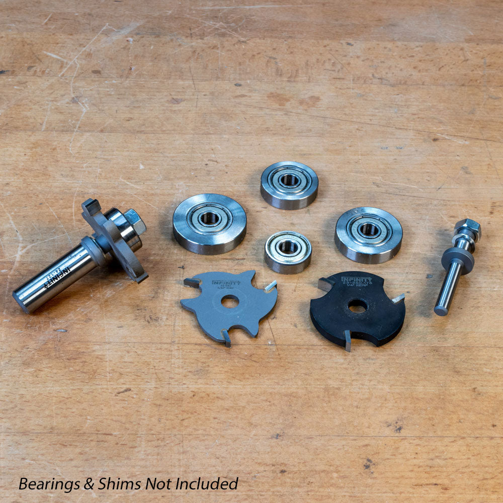 Infinity Tools Slot Cutter Arbors, 5/16" Post Diameter